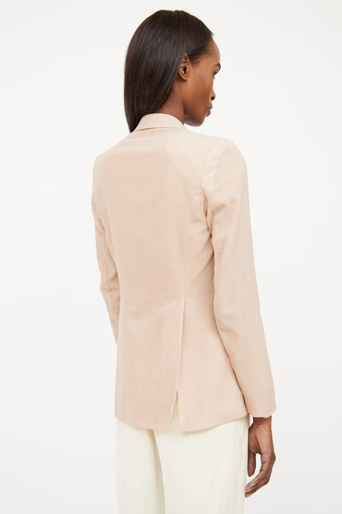 Rick Owens Beige Long Sleeve Blazer