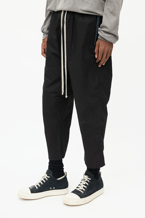 Rick Owens Black Drop Seat Pant