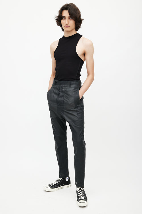 Rick Owens Black Semi Sheer Trouser