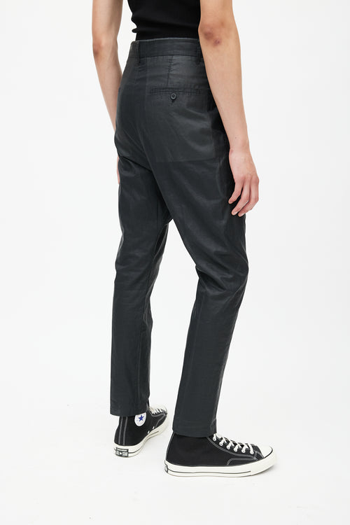 Rick Owens Black Semi Sheer Trouser