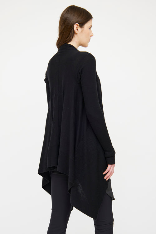 Rick Owens Black Larry 19 Cardigan