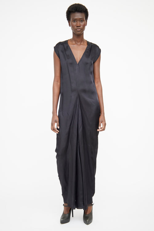 Rick Owens Black S/S20 Sleeveless Maxi Dress