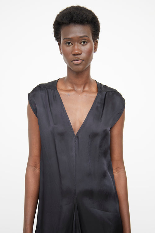 Rick Owens Black S/S20 Sleeveless Maxi Dress