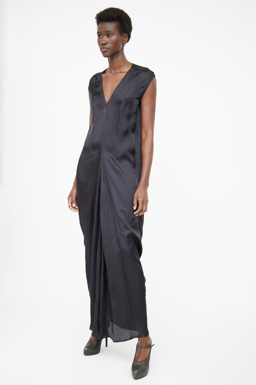 Rick Owens Black S/S20 Sleeveless Maxi Dress