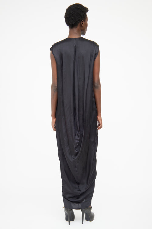 Rick Owens Black S/S20 Sleeveless Maxi Dress