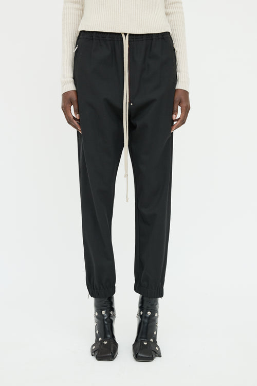 Rick Owens FW 2020 Black Zip Detail Pant