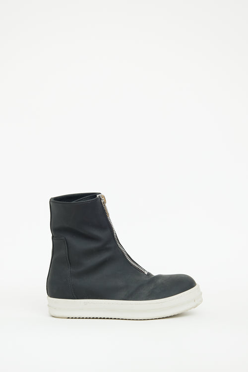 Rick Owens DRKSHDW Black 
White Boot