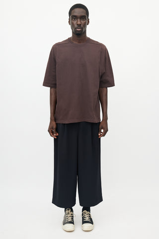 Rick Owens Burgundy Level T-Shirt