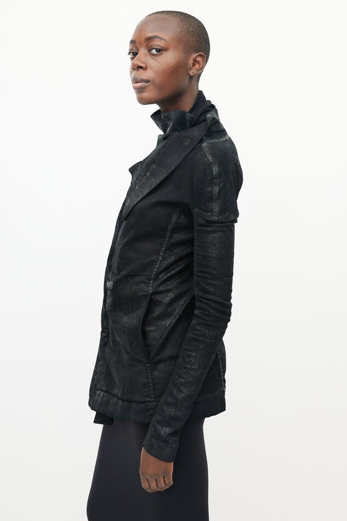 Rick Owens DRKSHDW Black Denim Jacket