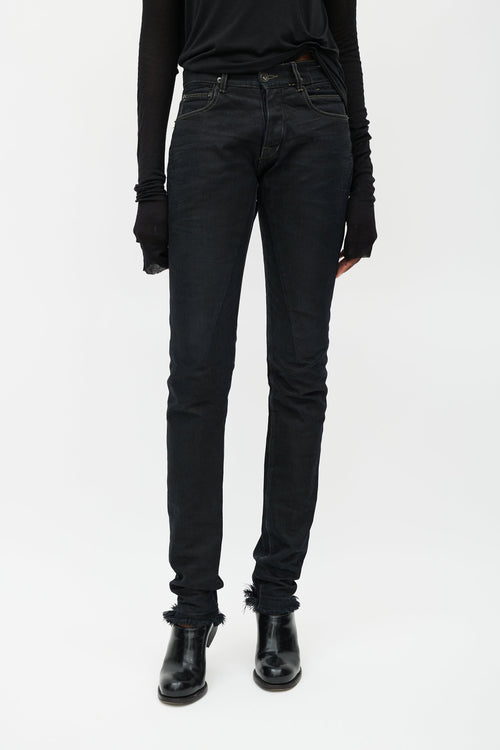 Rick Owens DRKSHDW Black Slim Jeans