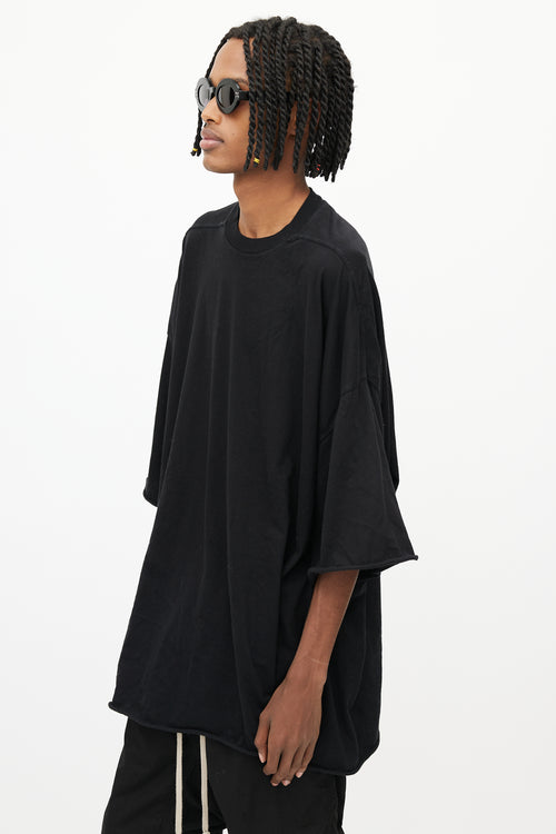 Rick Owens Drkshdw Black Oversized T-Shirt