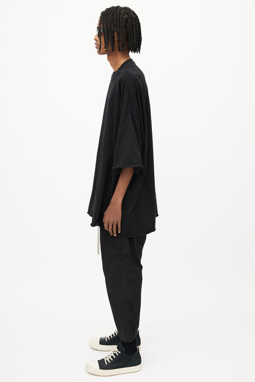 Rick Owens Drkshdw Black Oversized T-Shirt