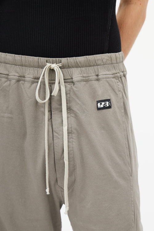 Rick Owens Drkshdw Taupe Pusher Shorts