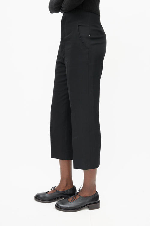 Rick Owens FW 06 Black Cropped Wool Trouser