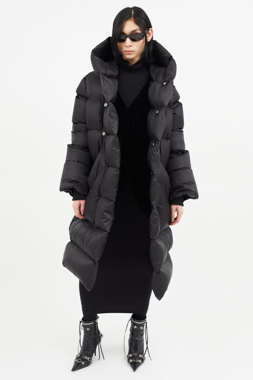 Rick Owens FW 2020 Black Down Coat