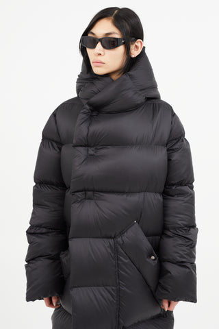 Rick Owens FW 2020 Black Down Coat