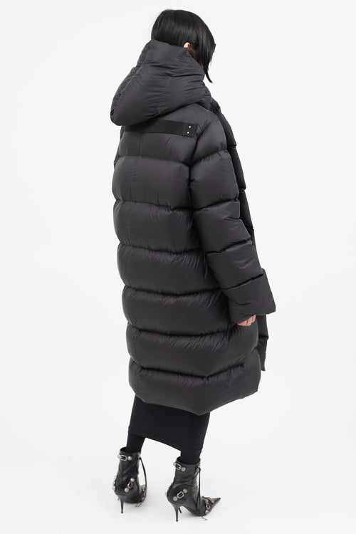 Rick Owens FW 2020 Black Down Coat