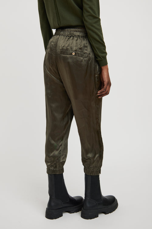 Rick Owens Green Drawstring FW21 Pant