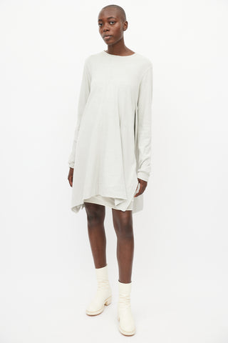 Rick Owens Grey Knit Sweater Dress