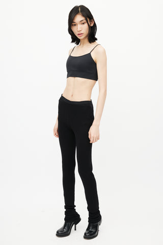 Rick Owens Lilies Black Knit Legging