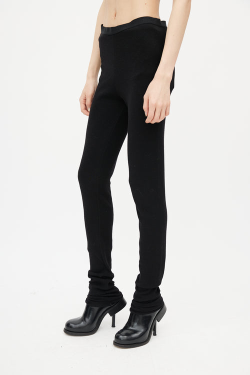 Rick Owens Lilies Black Knit Legging