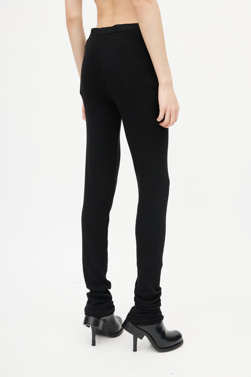 Rick Owens Lilies Black Knit Legging