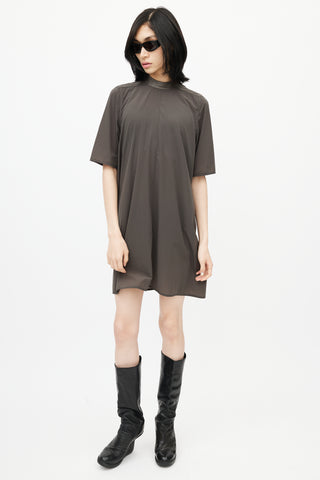 Rick Owens SS 15 Grey Shift Dress