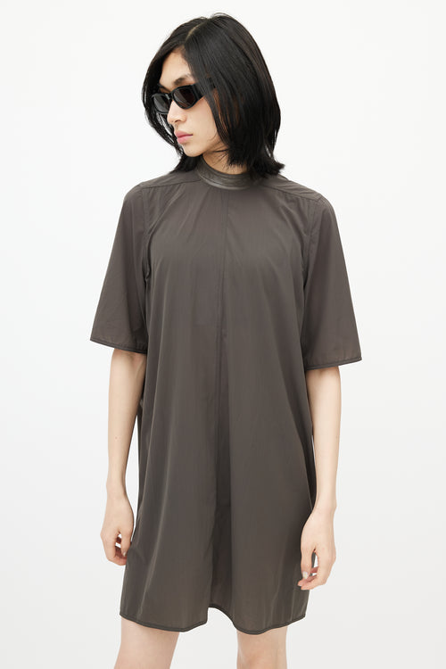 Rick Owens SS 15 Grey Shift Dress