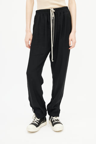 Rick Owens SS 21 Black Drop Seat Trouser