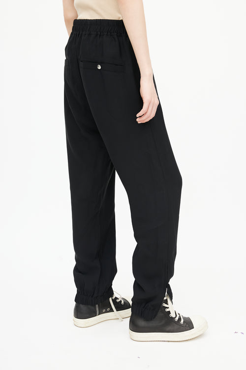 Rick Owens SS 21 Black Drop Seat Trouser