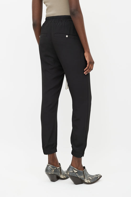 Rick Owens SS 21 Black Drop Seat Trouser