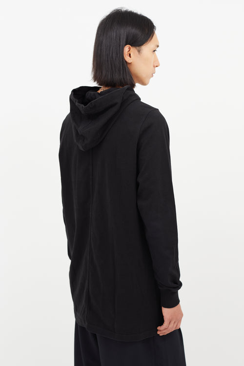 Rick Owens SS16 Cyclops Black Hoodie