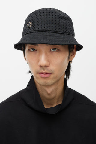 Rick Owens X Champion Black Mesh Jersey Bucket