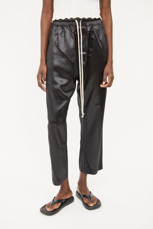 Rick Owens F/W20 Black Drawstring Pant