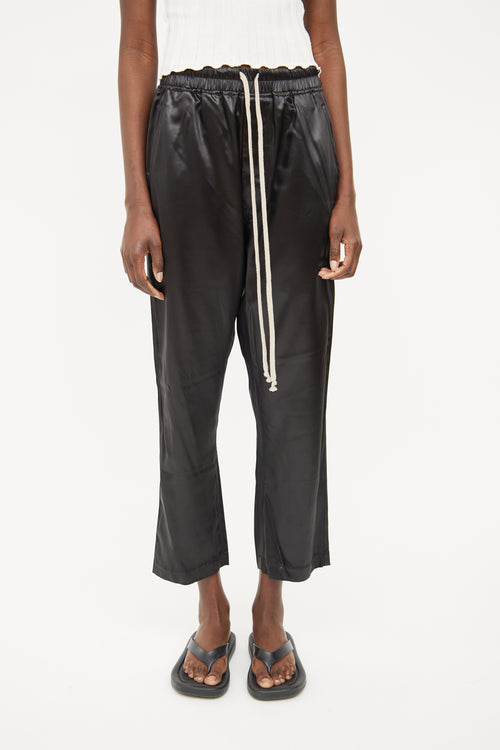 Rick Owens F/W20 Black Drawstring Pant