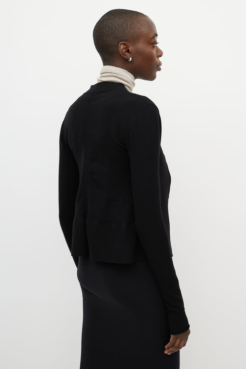 Rick Owens FW19 Black Open Front Cardigan