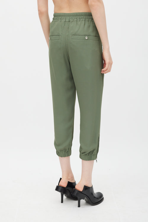 Rick Owens SS 2023 Edfu Green Drawstring Pant