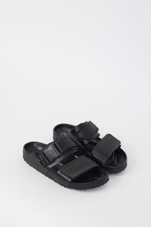 Rick Owens X Birkenstock Black Rotterdam Slide