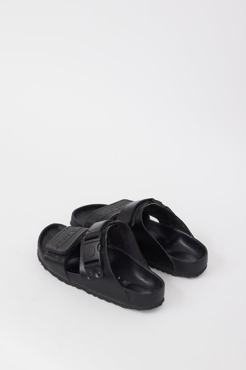 Rick Owens X Birkenstock Black Rotterdam Slide