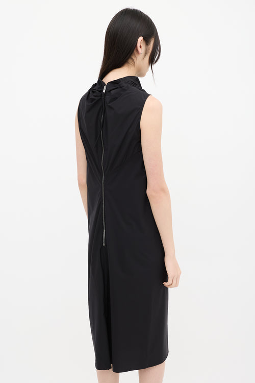 Rick Owens SS 2018 Black Nylon Bonnie Dress