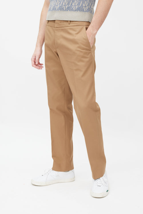 Roberto Cavalli Brown Slim  Pant