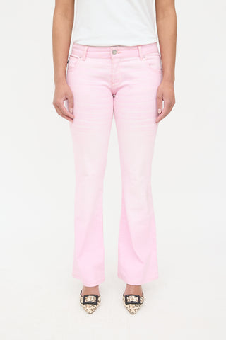 Ombre Flared Jeans