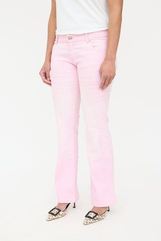 Ombre Flared Jeans