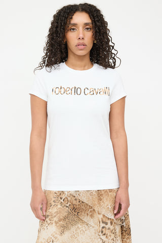 Patterned Logo T-Shirt