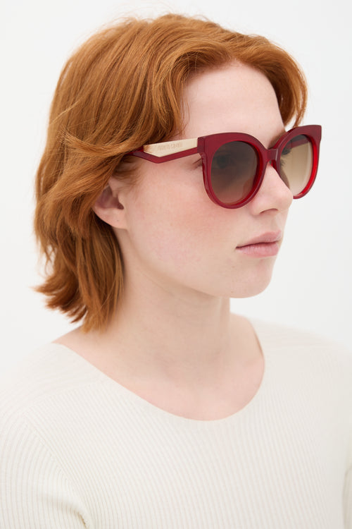 Roberto Cavalli Red Montopoli 1098 Sunglasses