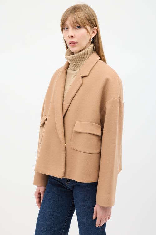 Rochas Beige Wool Two Pocket Jacket