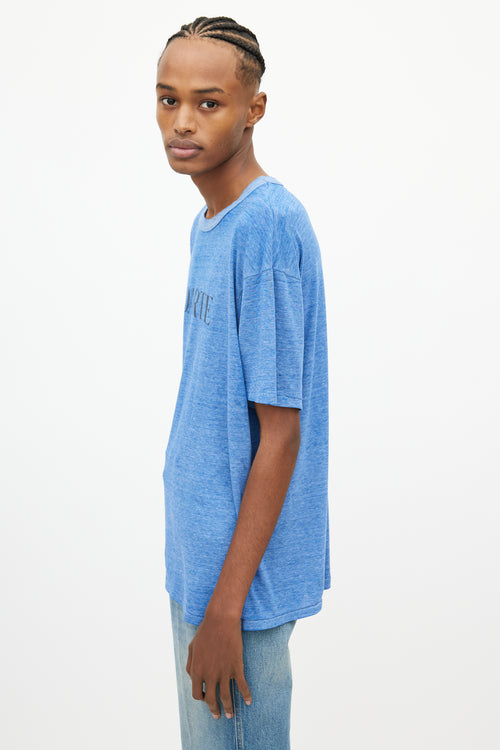 Rodarte Blue Faded Logo T-Shirt