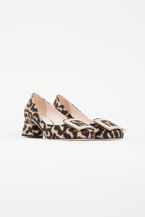 Roger Vivier Beige 
Multicolour Belle Vivier Pump