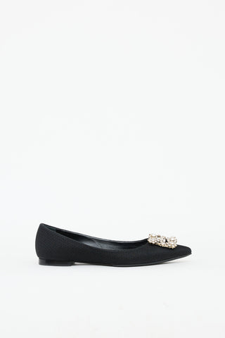 Roger Vivier Mesh Jewel Flat