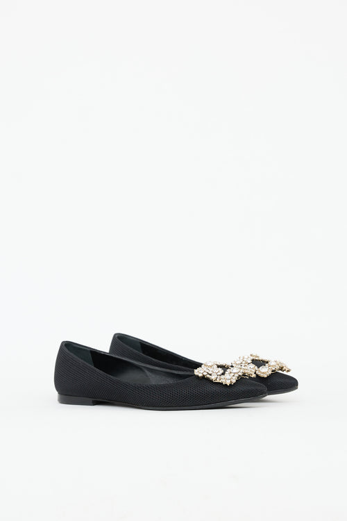 Roger Vivier Mesh Jewel Flat